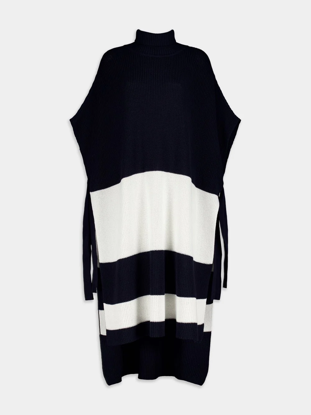 Paola Striped Poncho