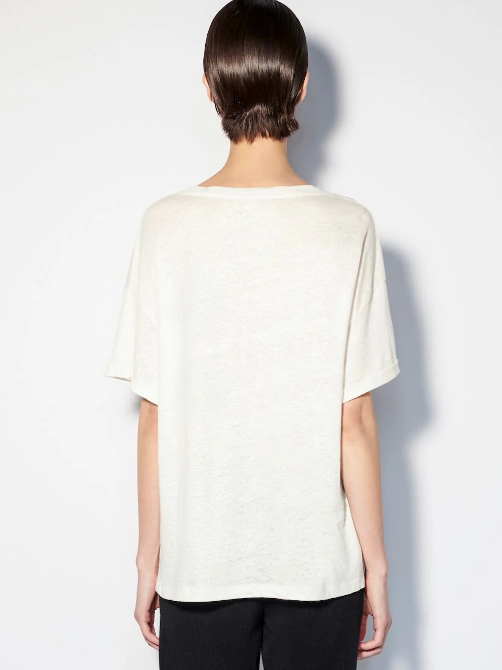 Linen T-Shirt with Foile - Image 4