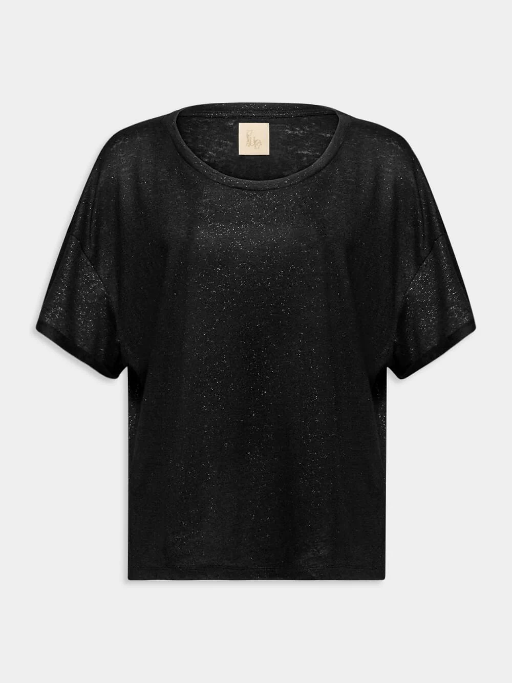 Linen T-Shirt with Foile - Image 5
