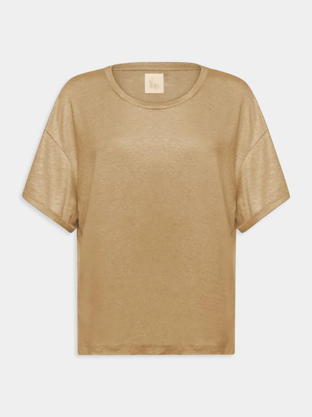 Linen T-Shirt with Foile - Image 6