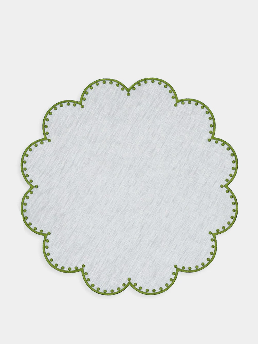 Cascais Light Green Linen Placemat