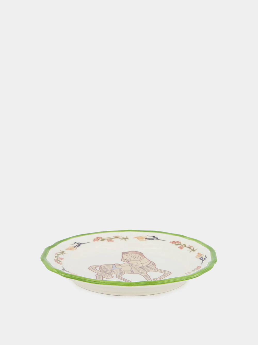 Lusitano Handpainted Dessert Plate - Image 2