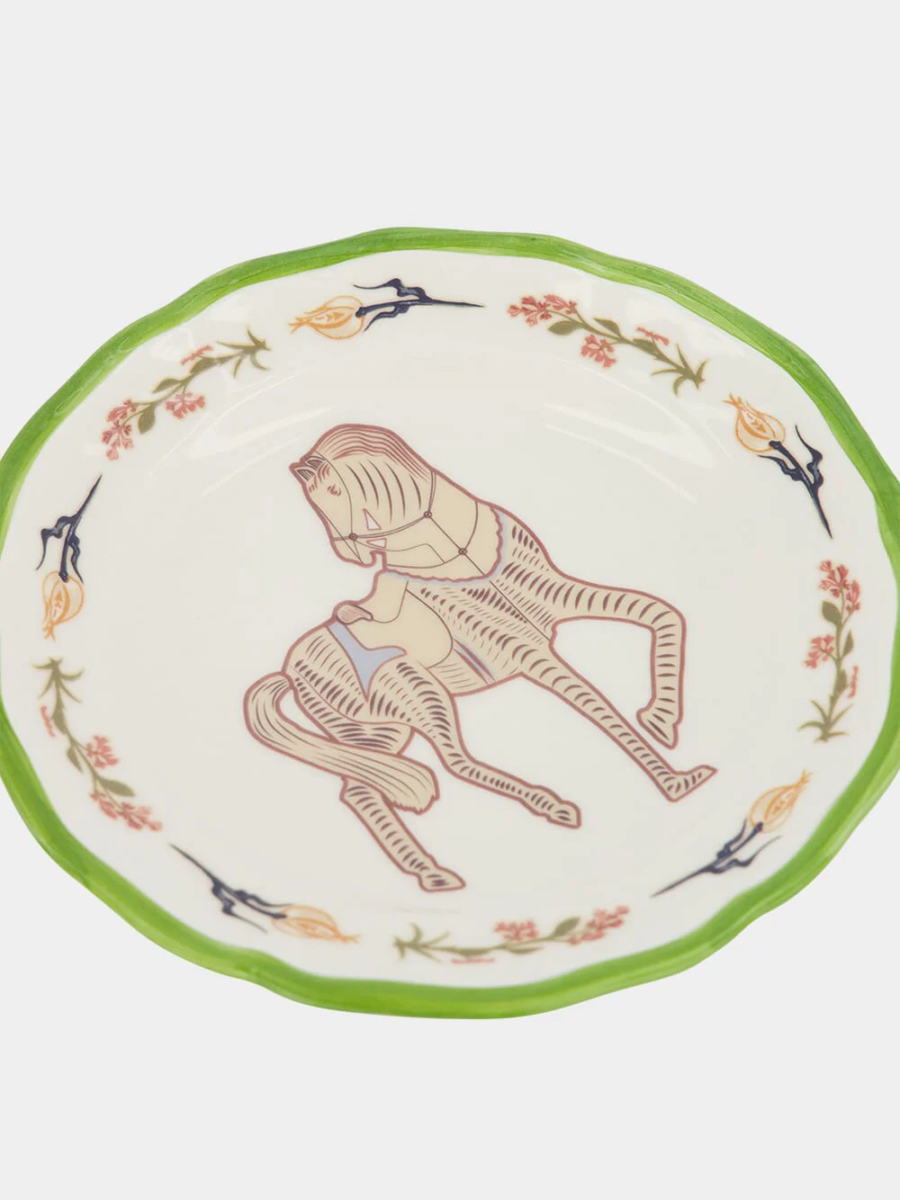 Lusitano Handpainted Dessert Plate - Image 4