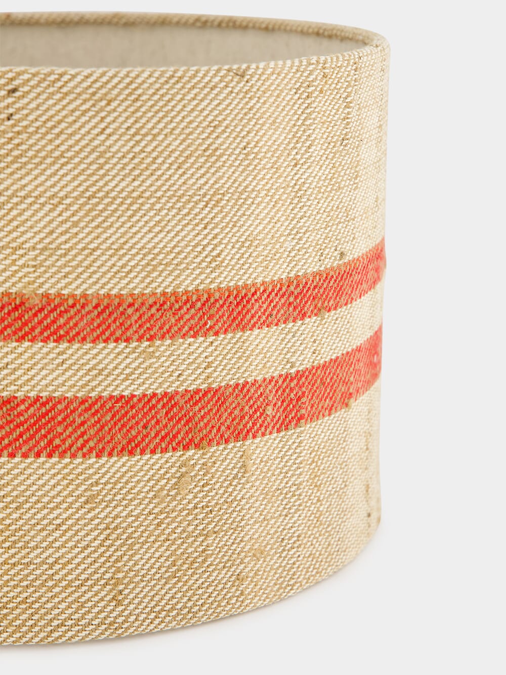 Striped Medium Red Lampshade - Image 3