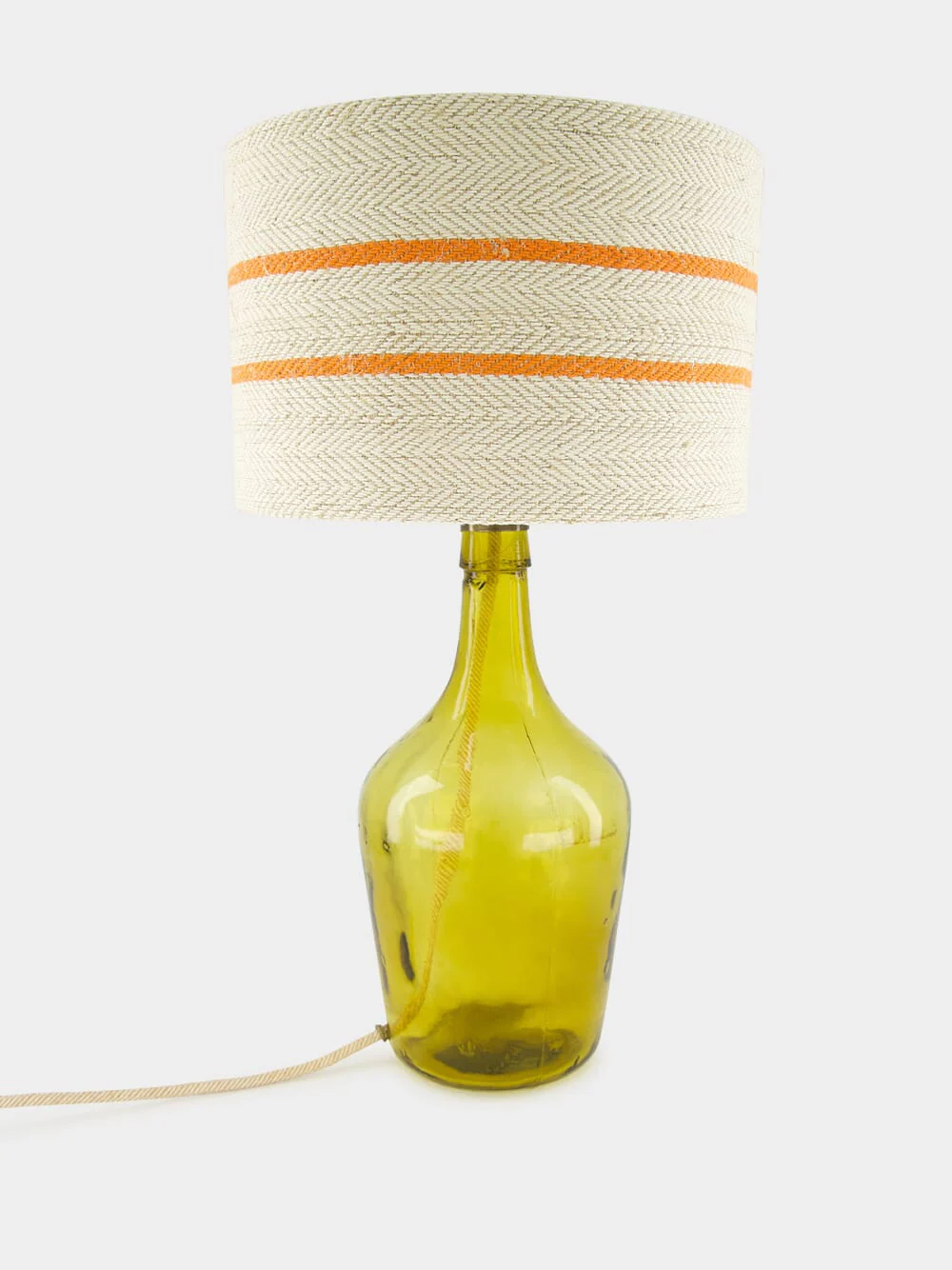 Striped Small Orange Lampshade - Image 2