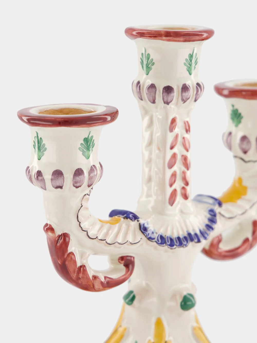 x Viúva Lamego Handpainted Candle Holder - Image 4