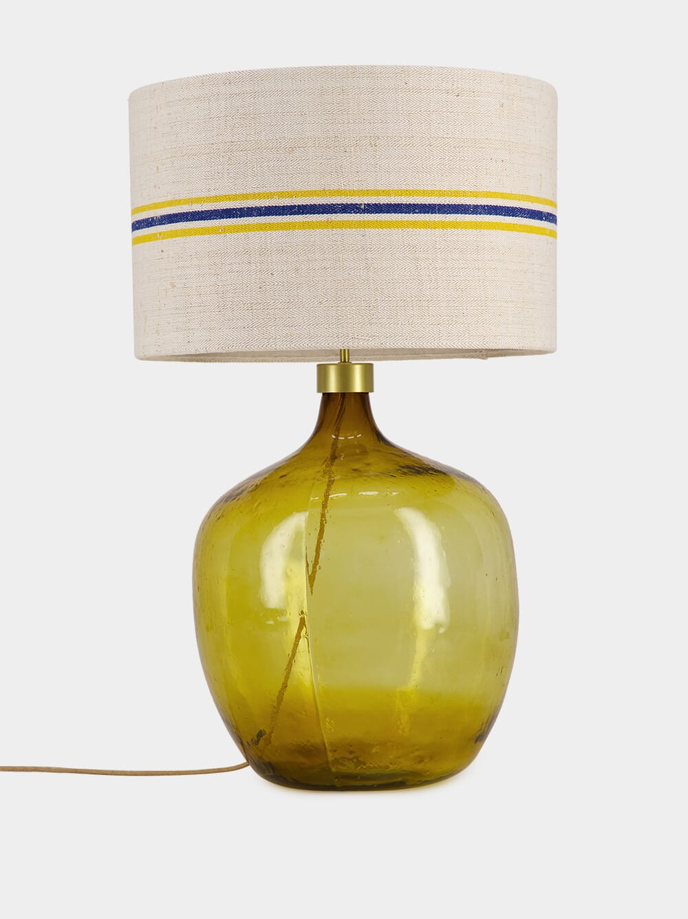 Amber Glass Lamp Base