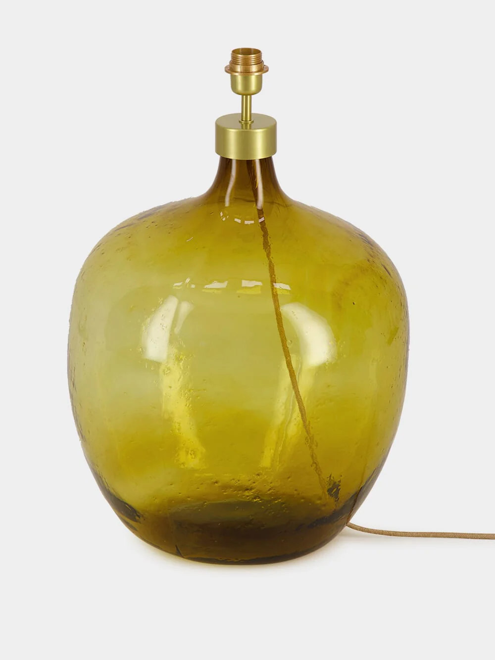 Amber Glass Lamp Base - Image 2