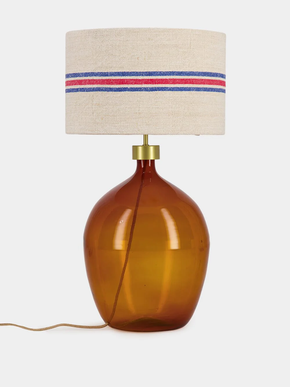 Brown Glass Lamp Base
