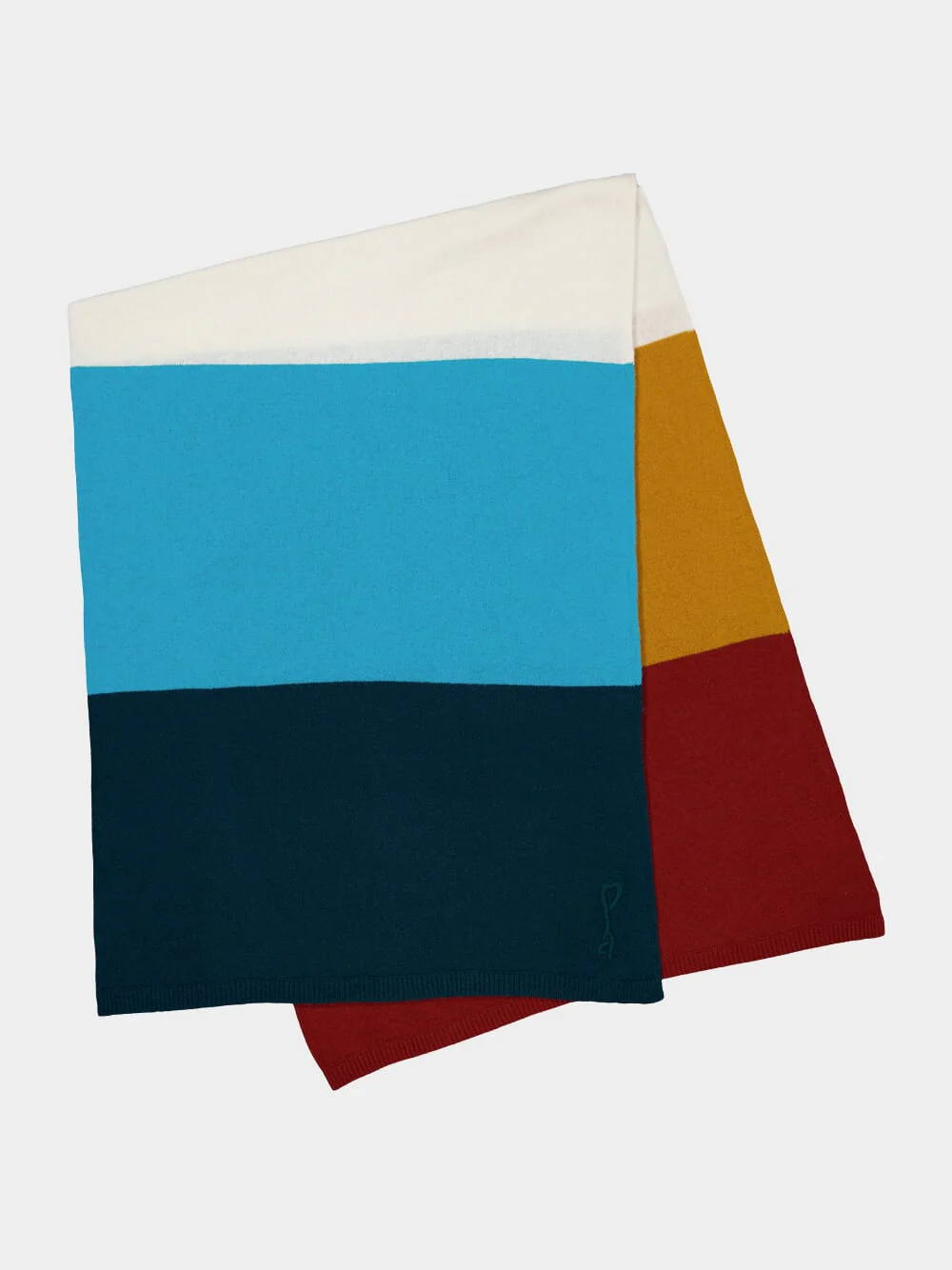 Cashmere Striped Multicolour Throw - Image 2