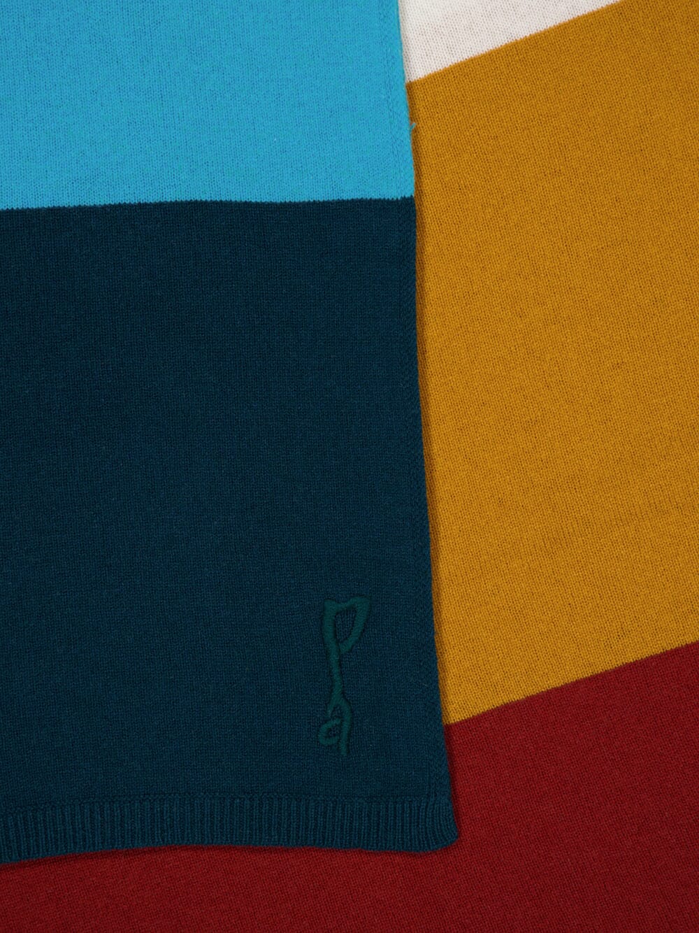 Cashmere Striped Multicolour Throw - Image 3