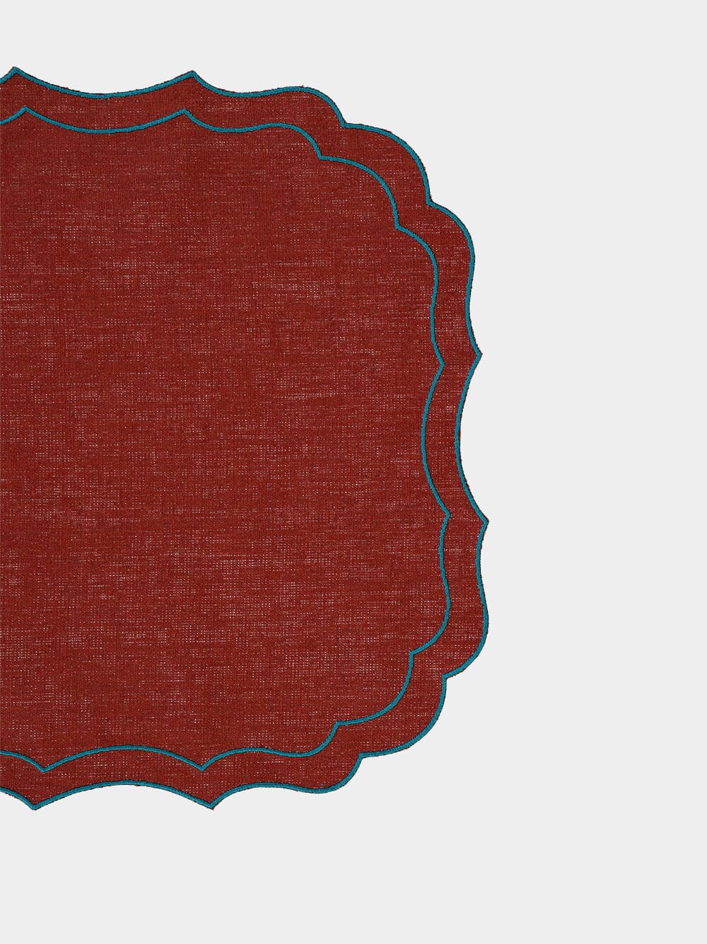 x Gallina Matta Marsala Linen Placemat - Image 3