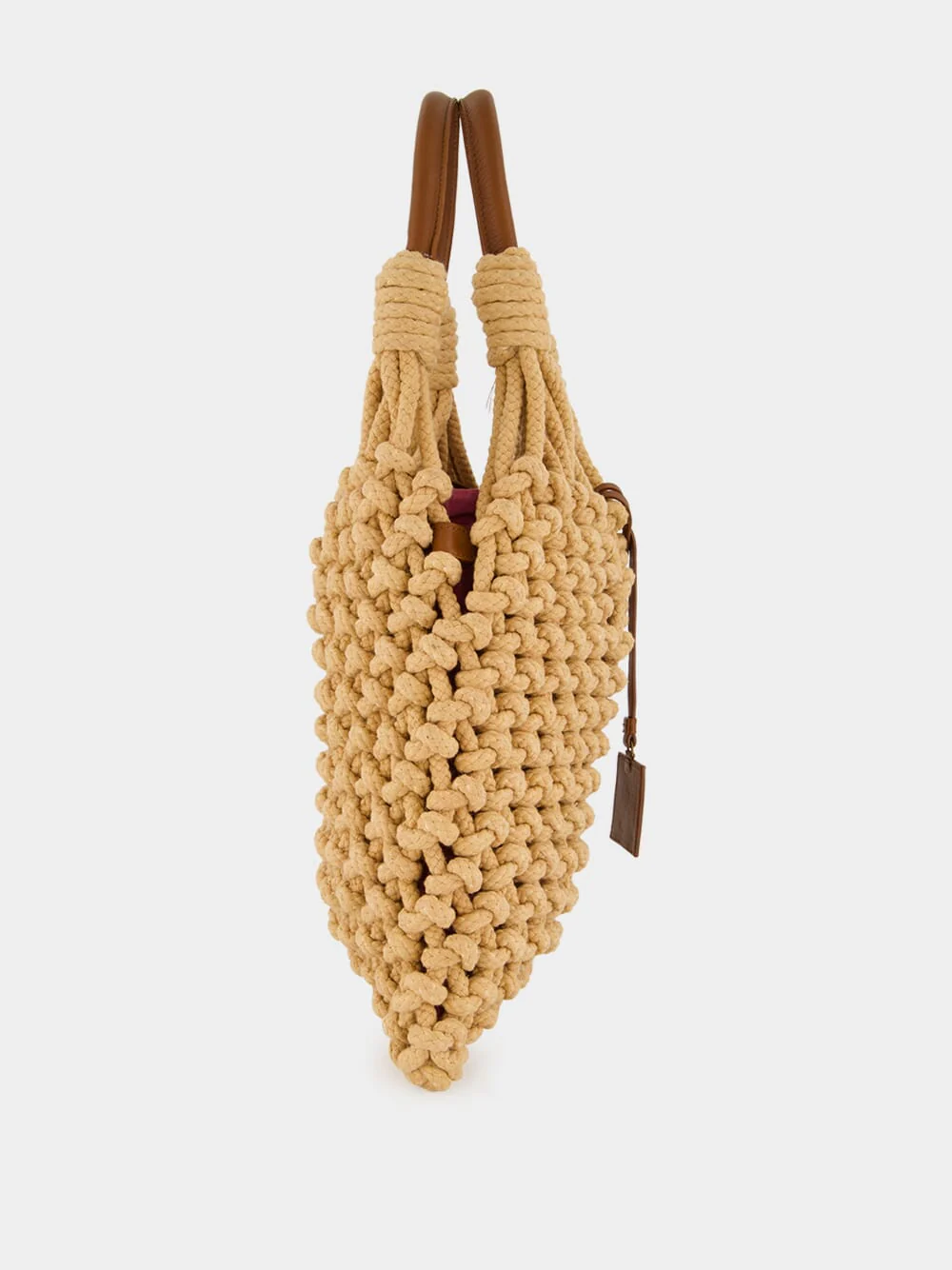 Marble Phlox Macramé Bag - Image 3