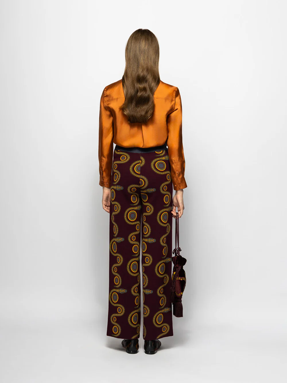 Mira Natrix Knitted Jacquard Pants - Image 3