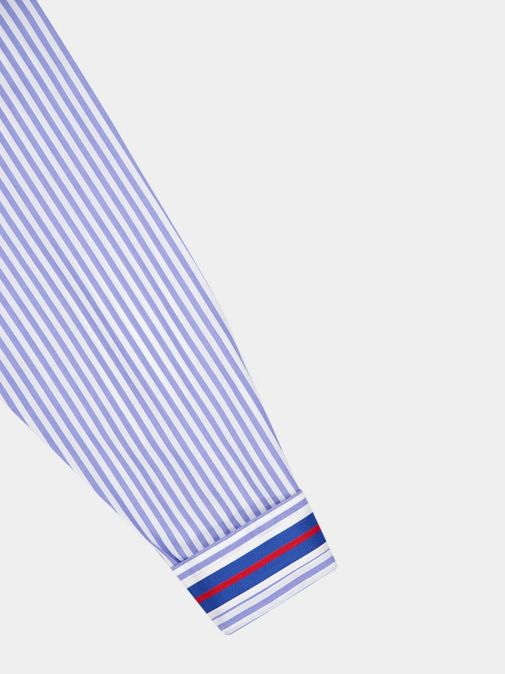 Mirabi Blue Stripes Oversized Relaxed Fit Striped Shirt - Image 7