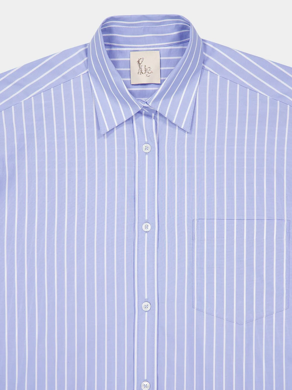 Mirabi Orange Stripes Oversized Relaxed Fit Striped Shirt - Image 5