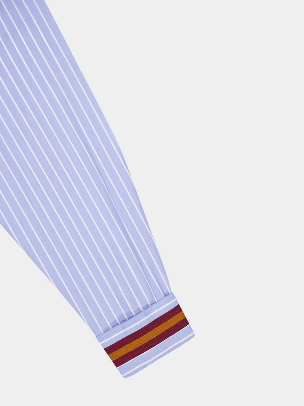 Mirabi Orange Stripes Oversized Relaxed Fit Striped Shirt - Image 7