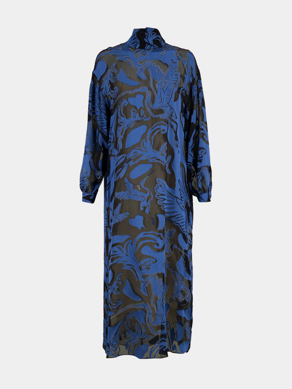 Ophelia Devoré Turtleneck Dress - Image 2