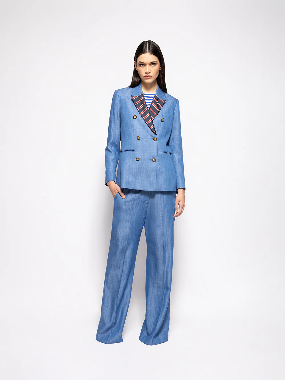 Pistia Denim Tailored Pants - Image 3