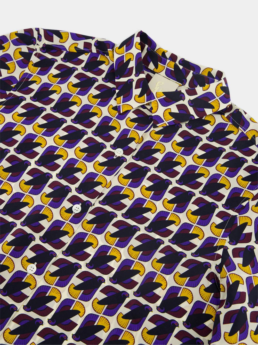 Bronzita Printed Silk Shirt - Image 3