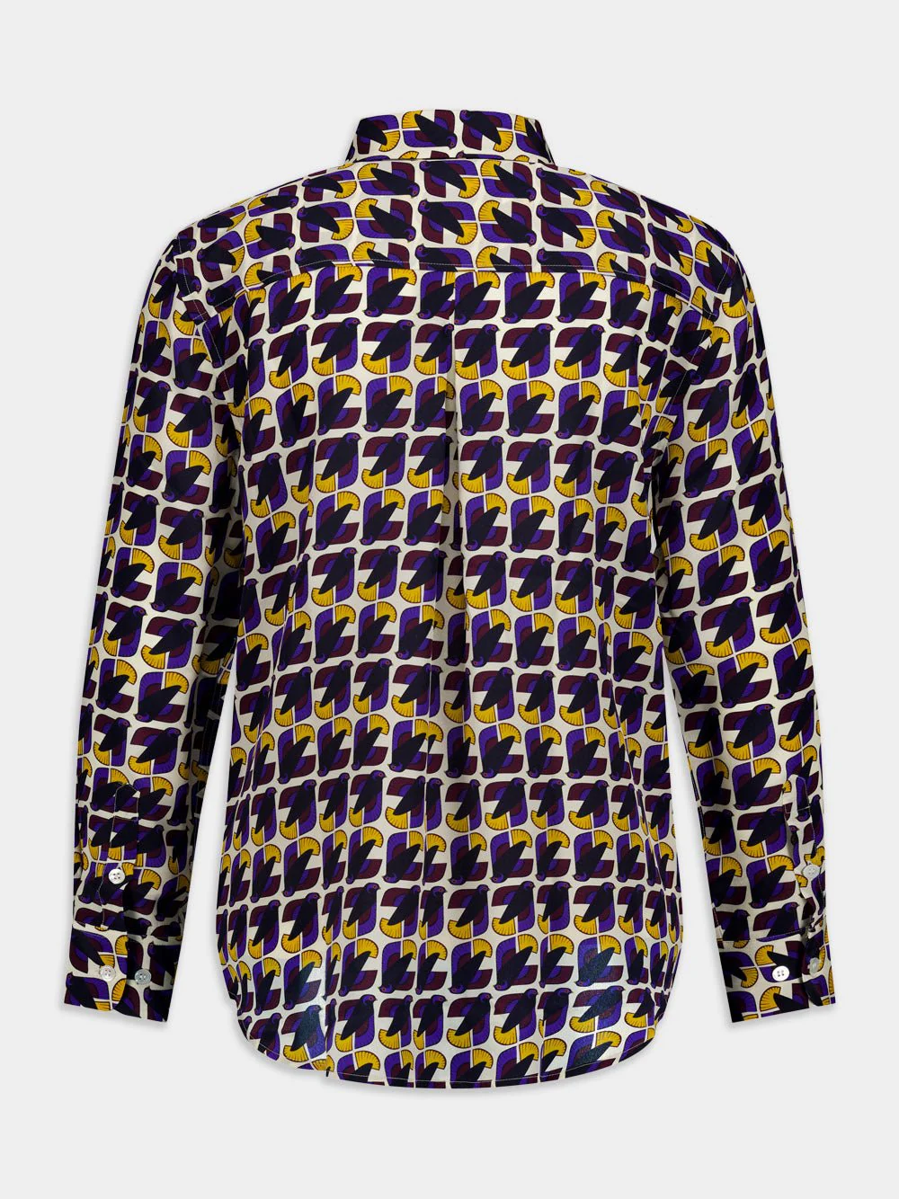 Bronzita Printed Silk Shirt - Image 4
