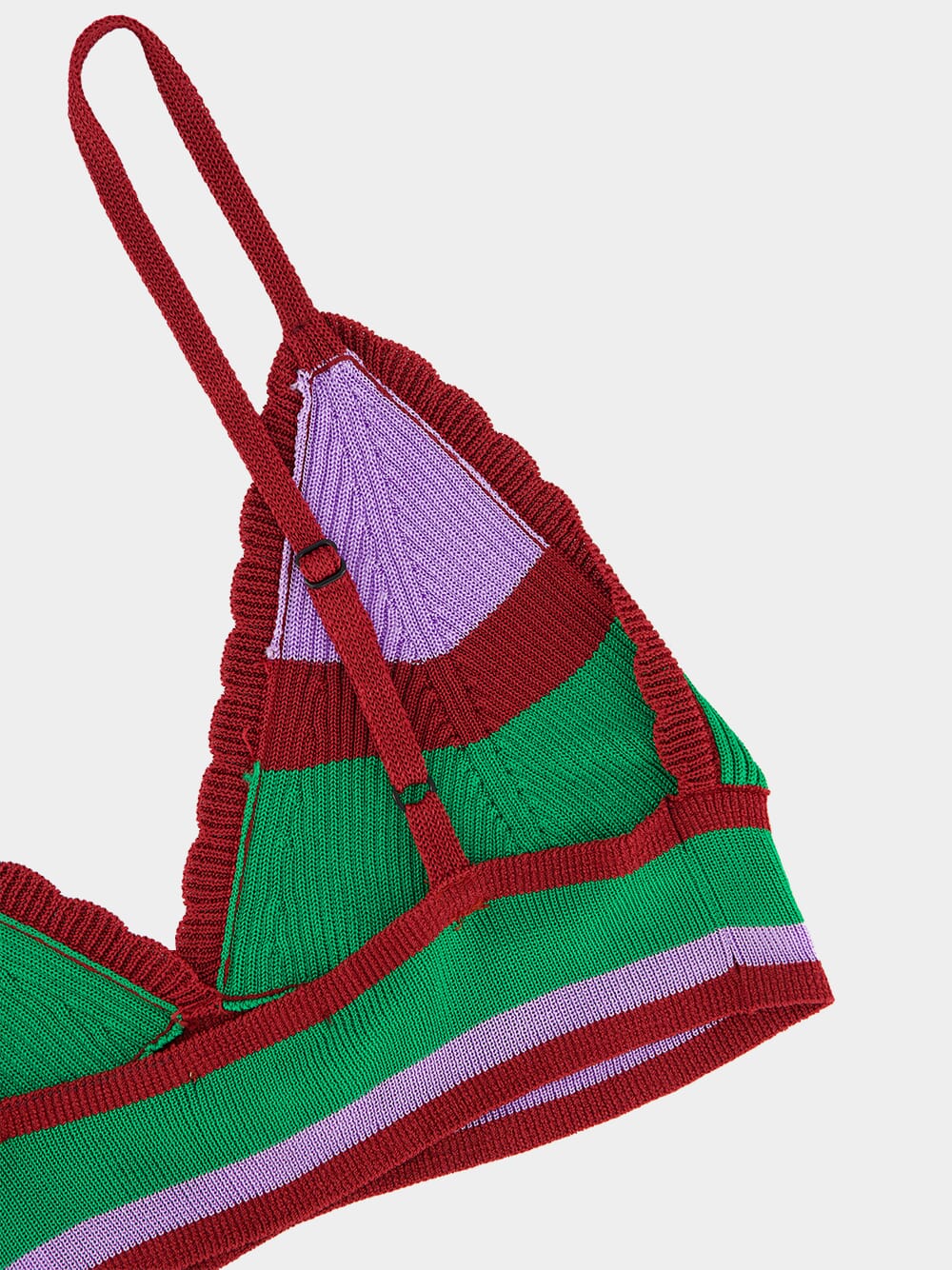 Sard Stripes Knitted Bra - Image 5