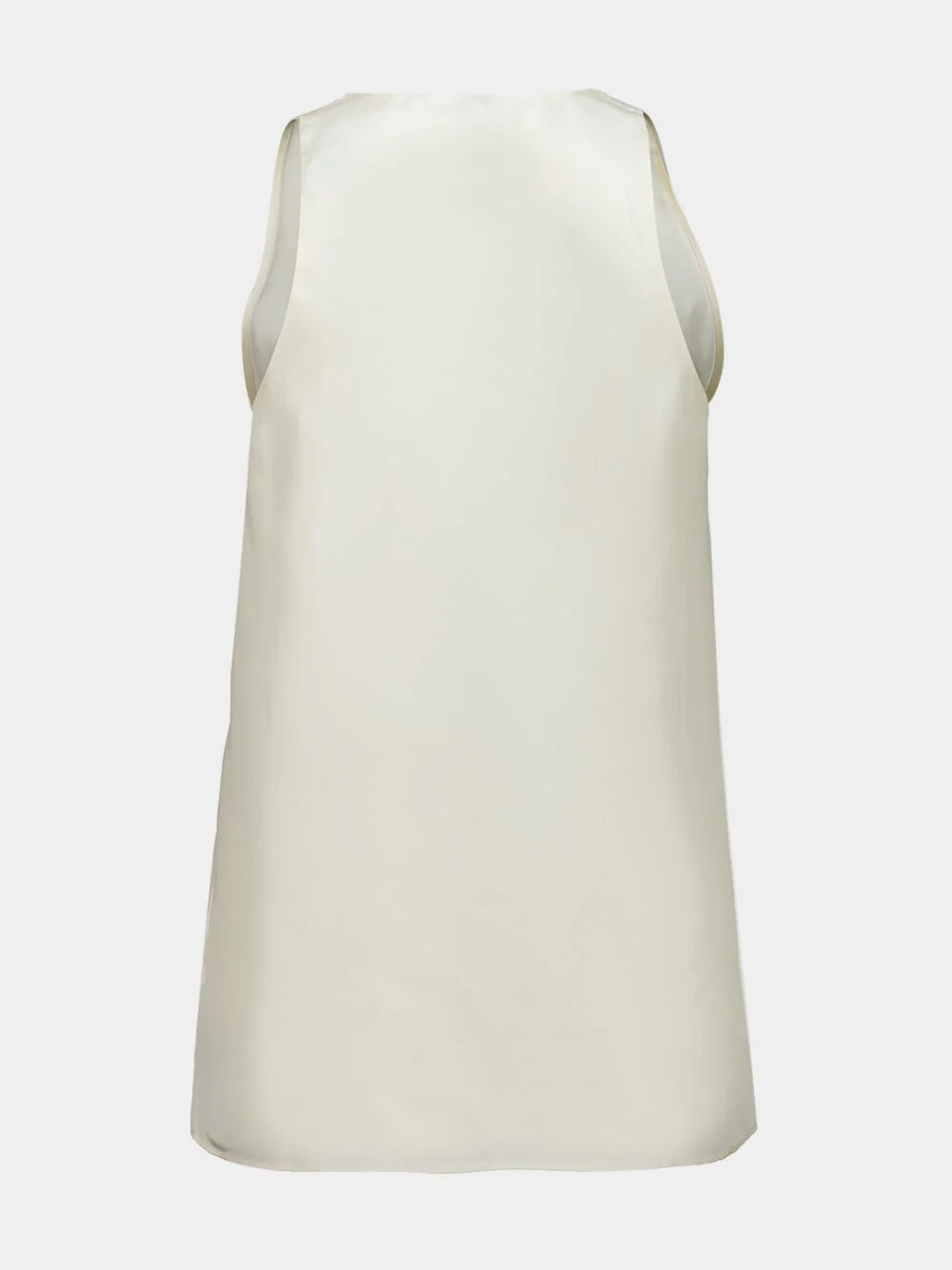 Serena Cream Silk Tank-Top - Image 2