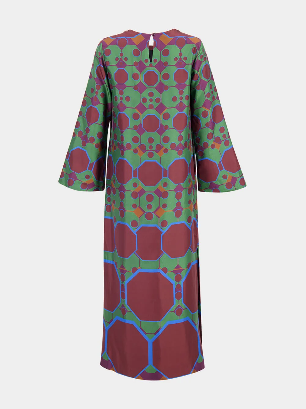 Shirley Octa Print Printed Silk Twill Dress - Image 4