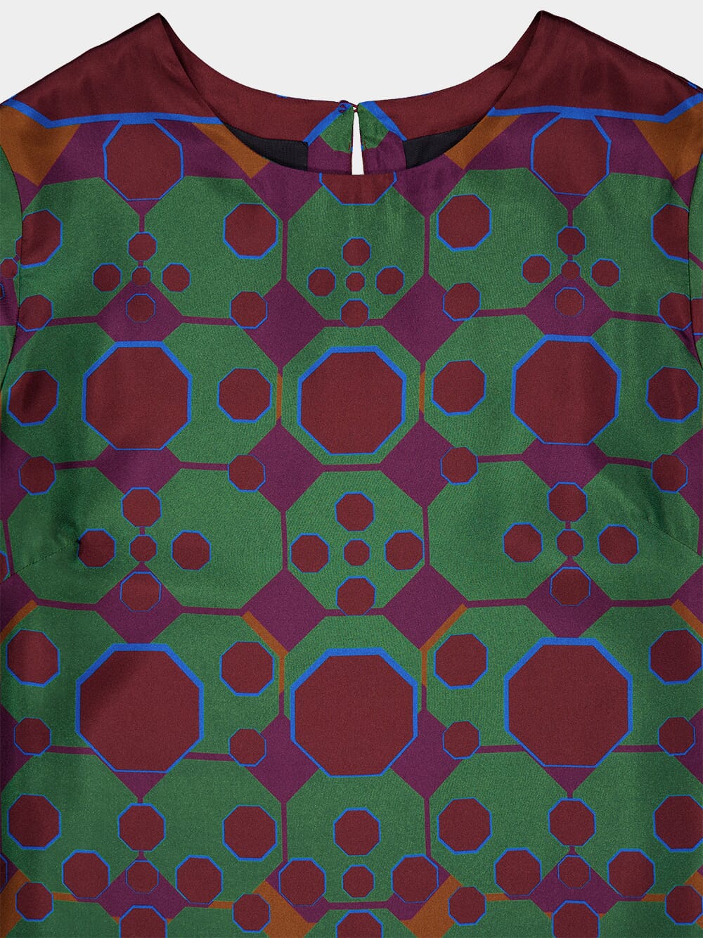 Shirley Octa Print Printed Silk Twill Dress - Image 6