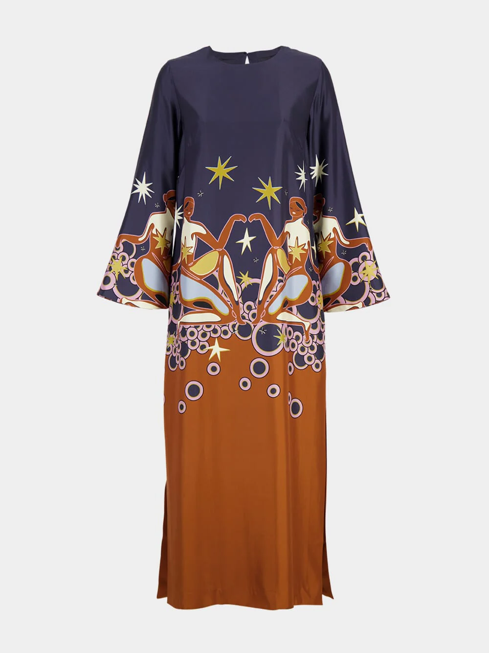 Shirley Soulprint Printed Silk Twill Dress