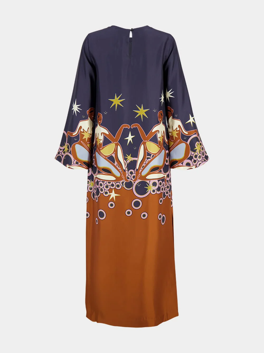 Shirley Soulprint Printed Silk Twill Dress - Image 3