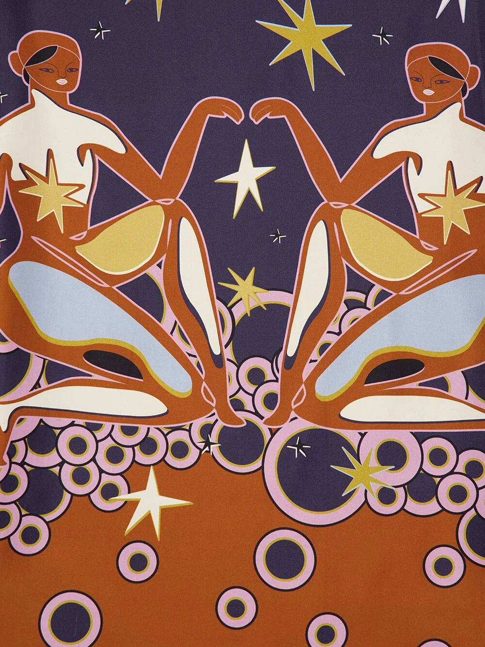 Shirley Soulprint Printed Silk Twill Dress - Image 7