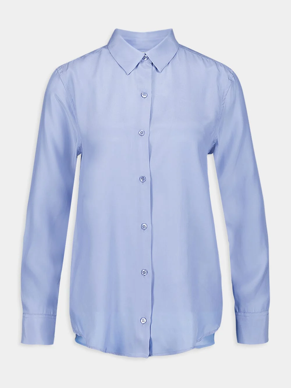 Ametista Blue Silk Shirt - Image 2