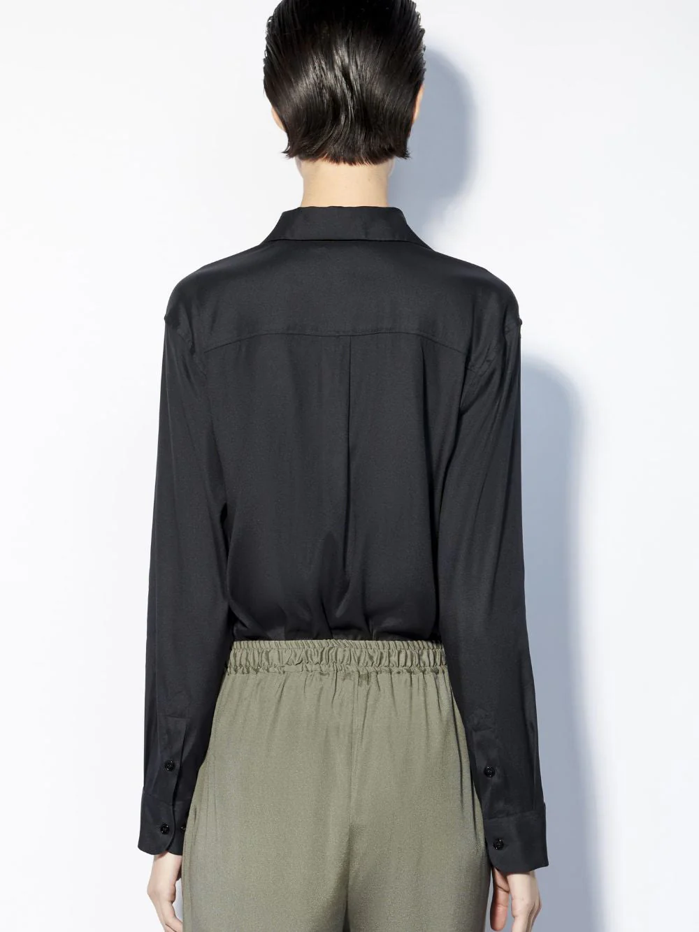 Silk Shirt with Pockets - Image 4