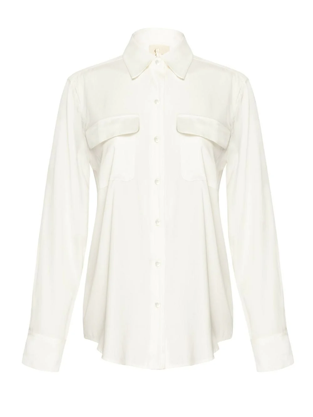 Silk Shirt with Pockets - Image 5