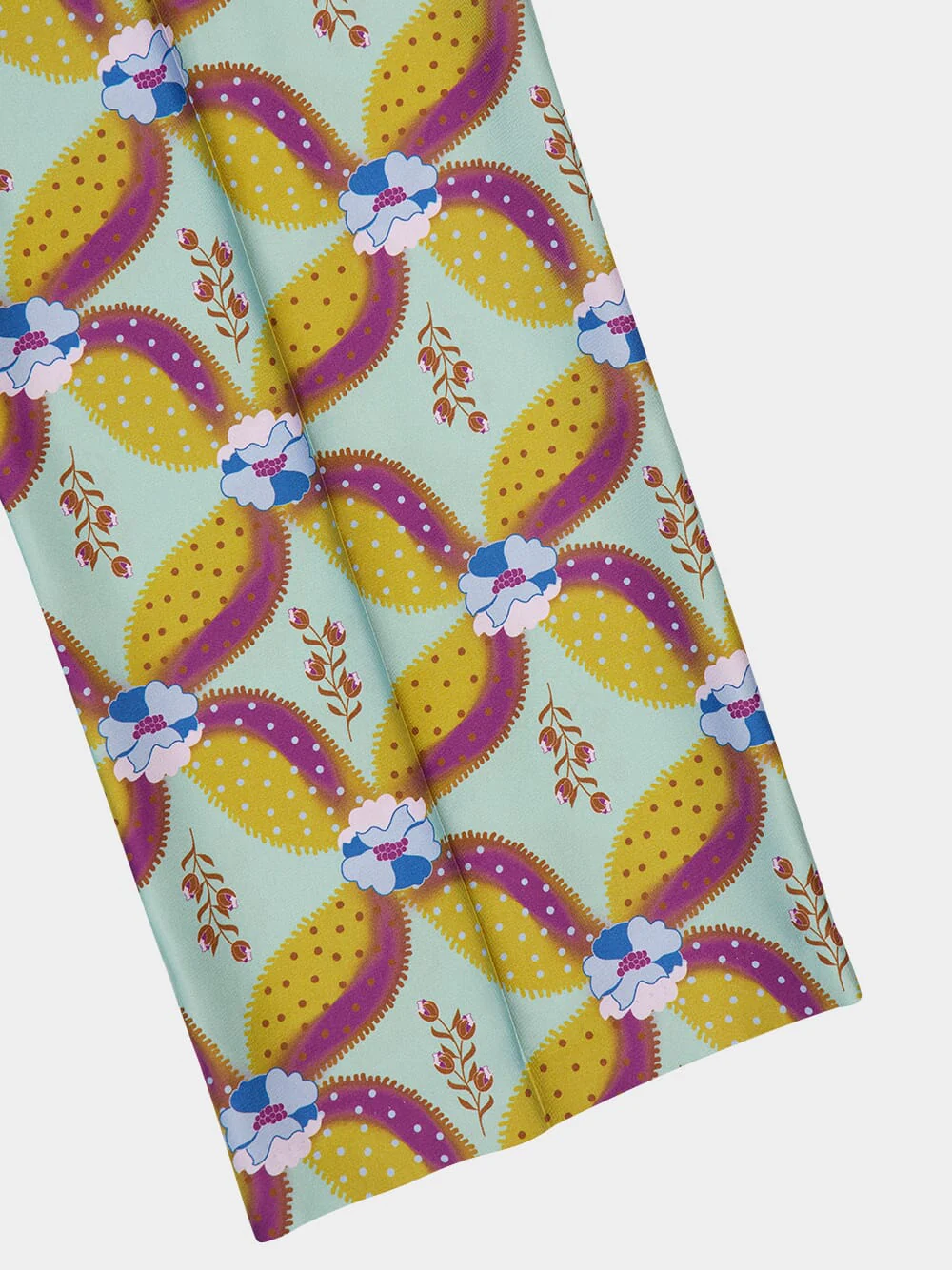 Sonia Aquageo Printed Silk Twill Pants - Image 7