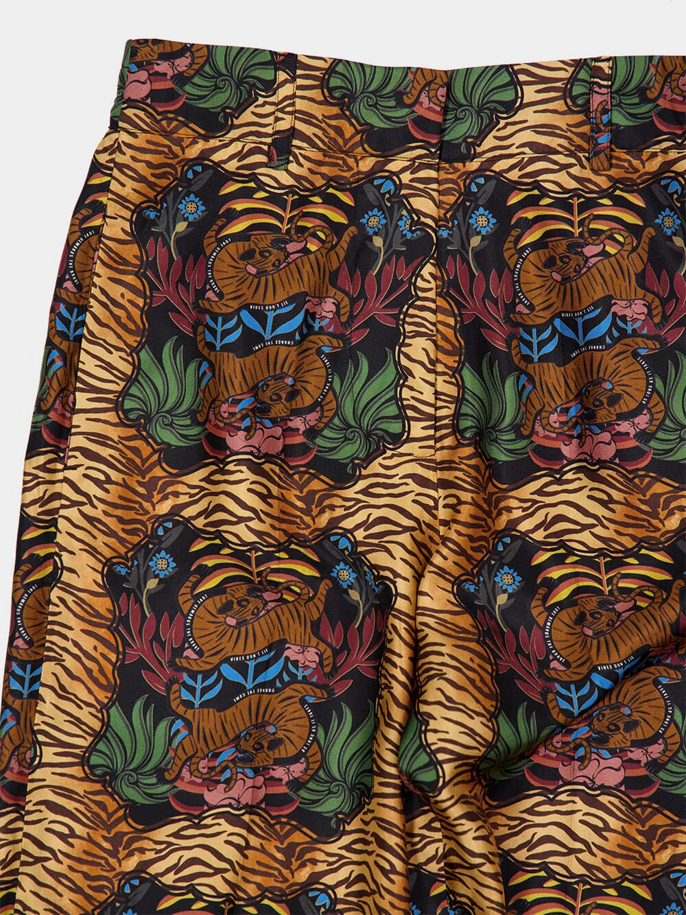 Sonia Dreamframe Print Printed Silk Twill Pants - Image 6