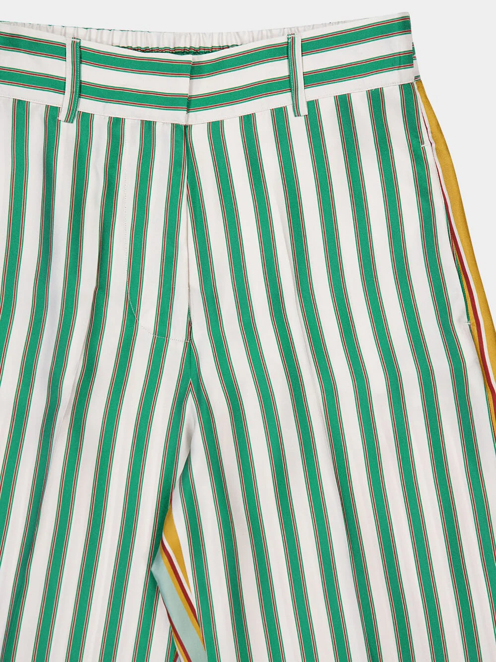 Sonia Multi Stripes Silk Twill Pants - Image 6