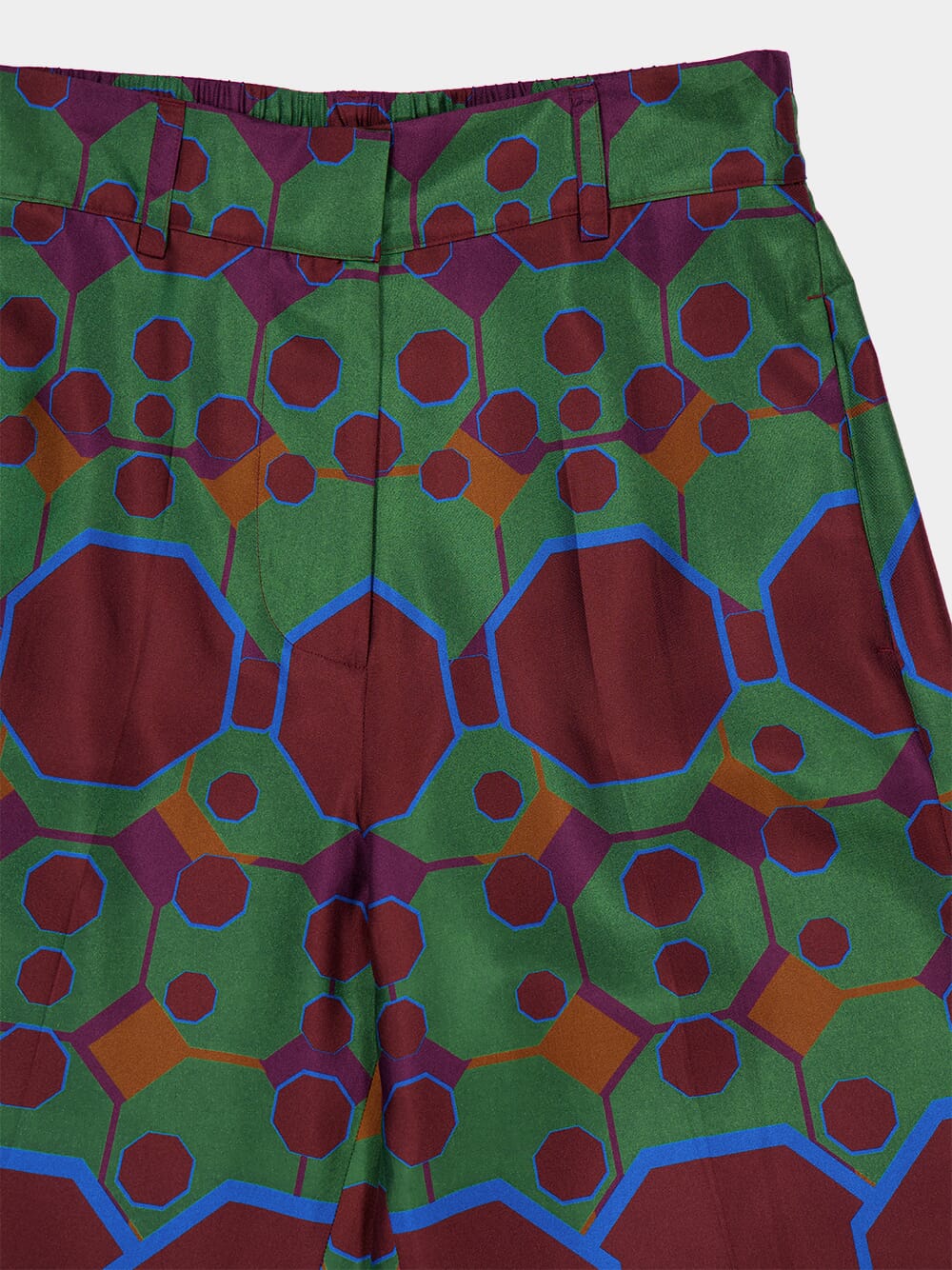 Sonia Octa Print Printed Silk Twill Pants - Image 6