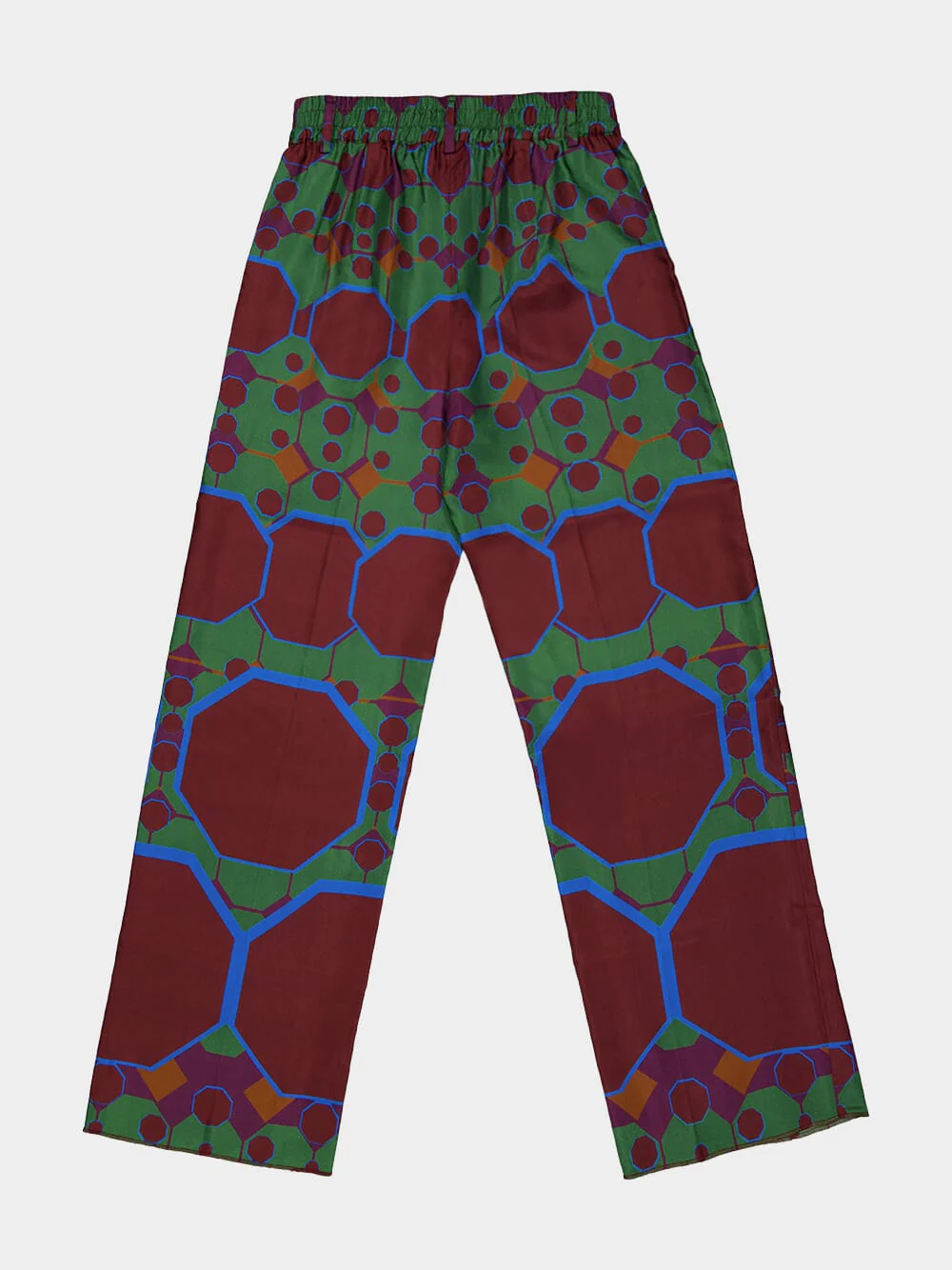 Sonia Octa Print Printed Silk Twill Pants - Image 8