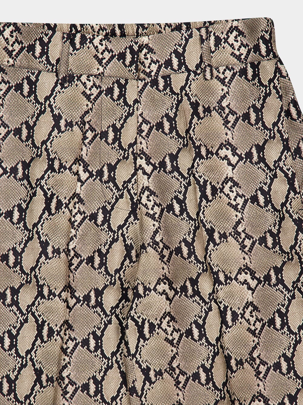 Sonia Snakeskin Printed Silk Twill Pants - Image 5