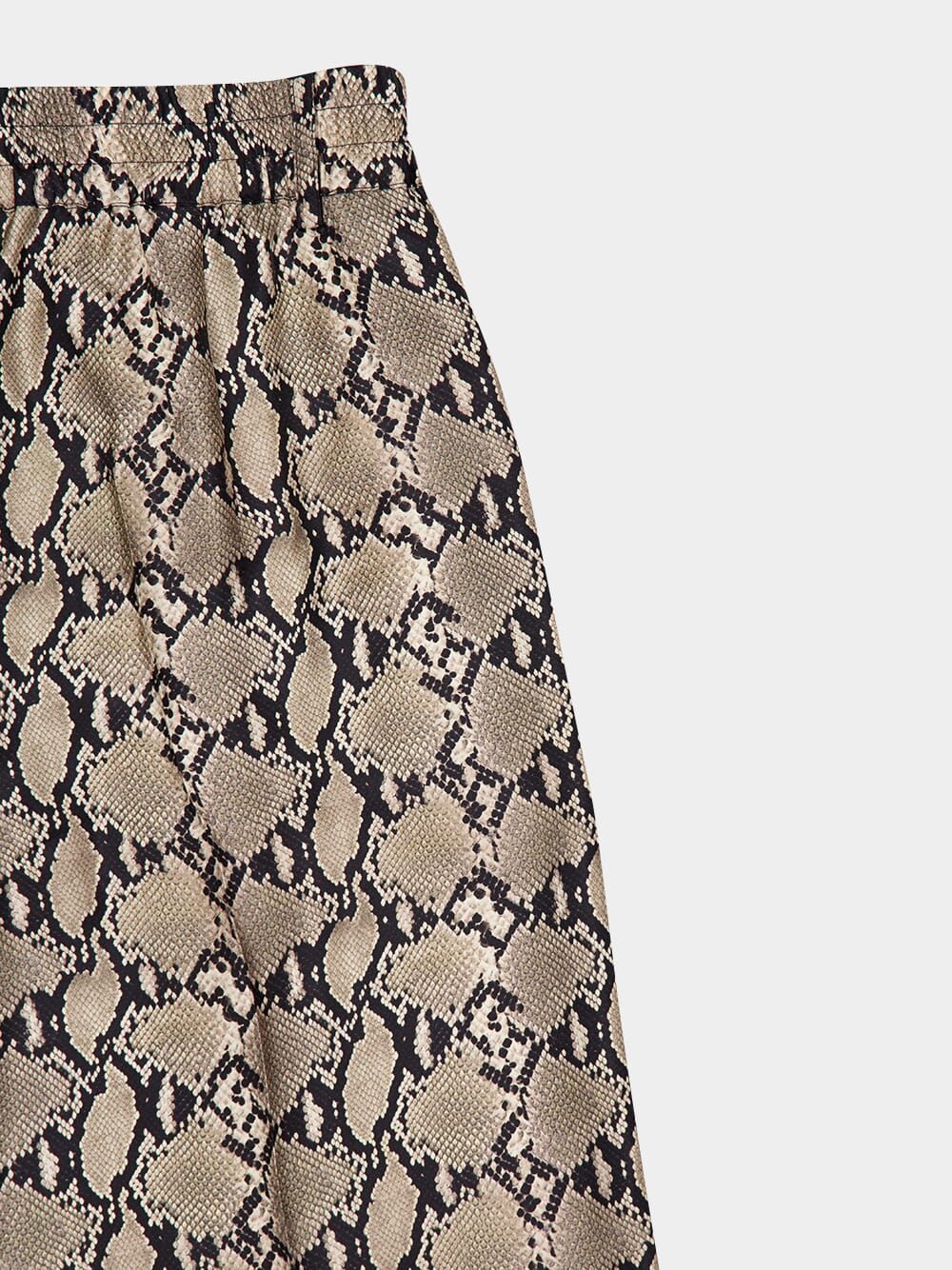 Sonia Snakeskin Printed Silk Twill Pants - Image 7