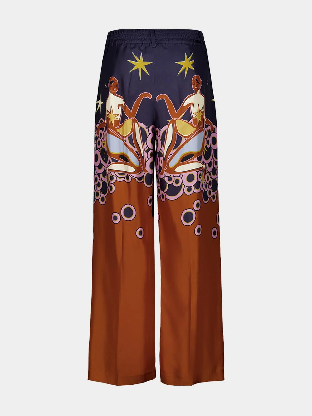Sonia Soulprint Printed Silk Twill Pants - Image 5
