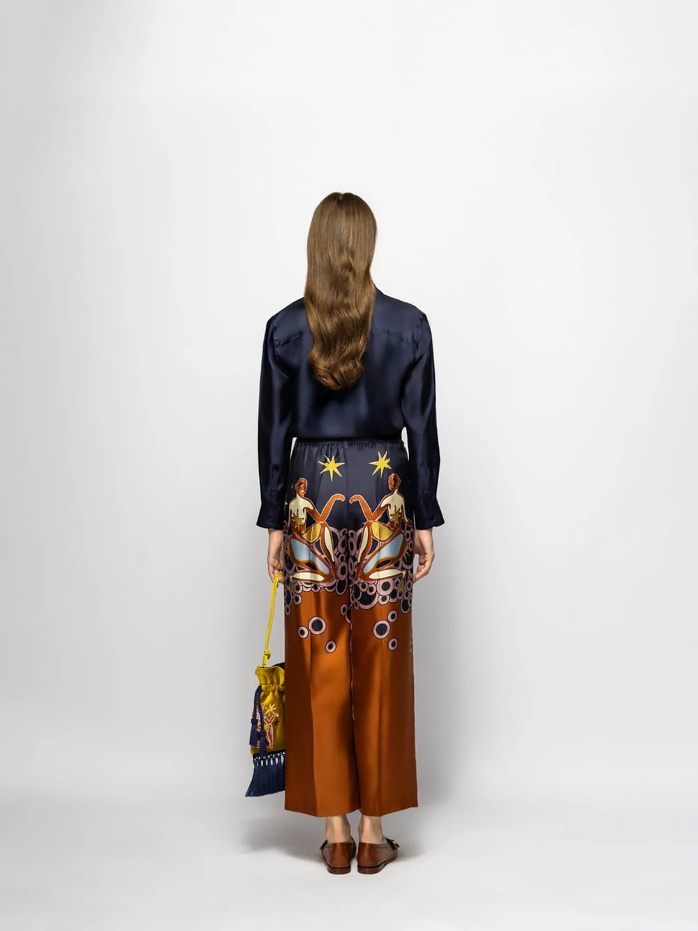 Ametista Peacoat Silk Twill Shirt - Image 5