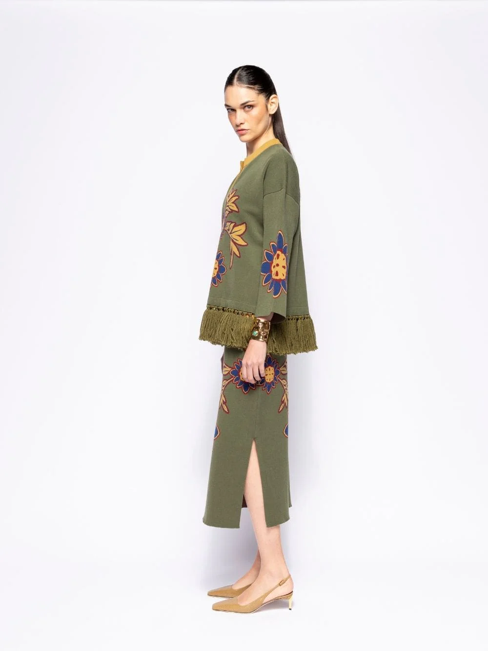 Spar Duffel Bag Jacquard Pencil Skirt - Image 5