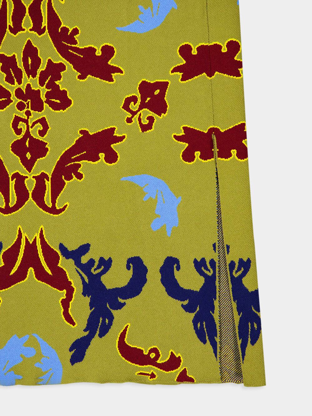 Spar Jacquard Pencil Skirt - Image 3