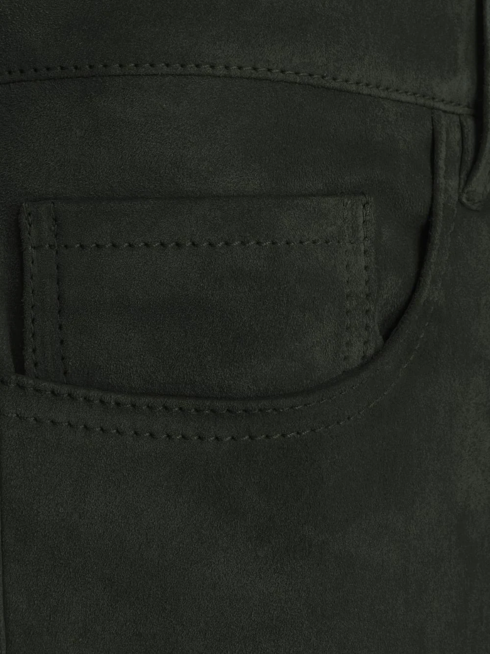 Zircon Leather Flared Pants - Image 9