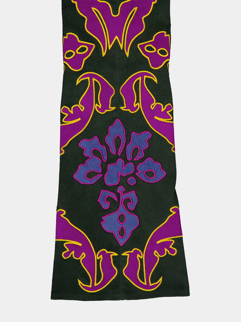 Zirconia Suede Embroidered Pants - Image 6