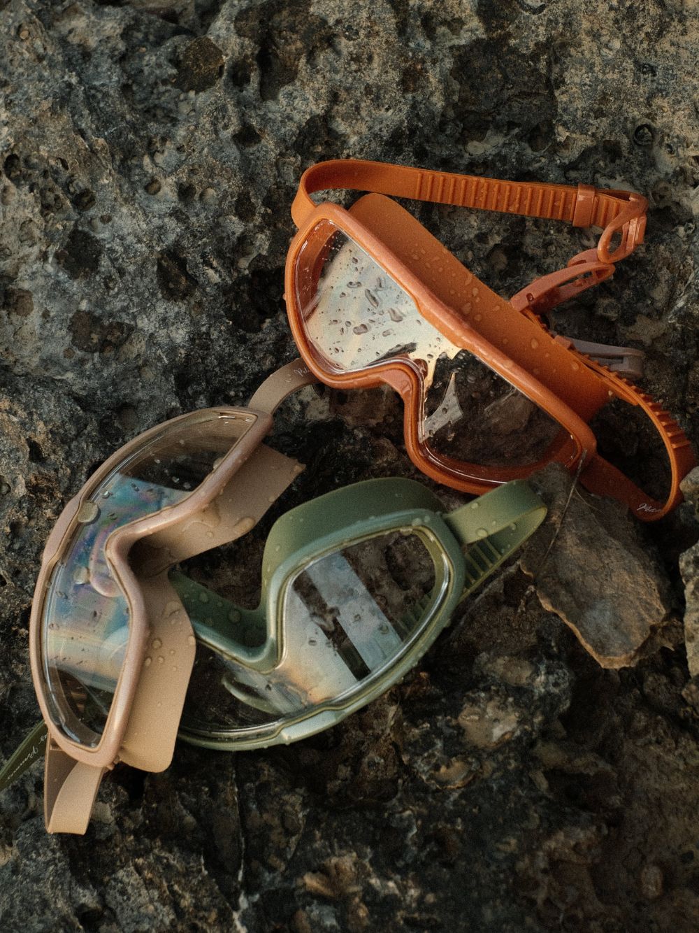 Tangerine Orange Carl Swim Goggles