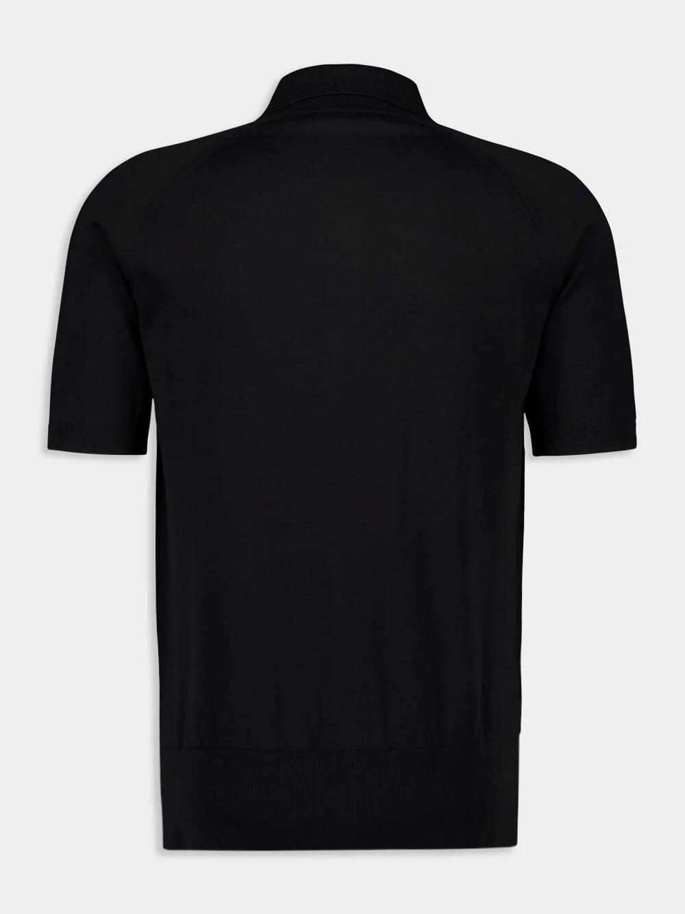 Black Short-Sleeve Button-Up Shirt - Image 2